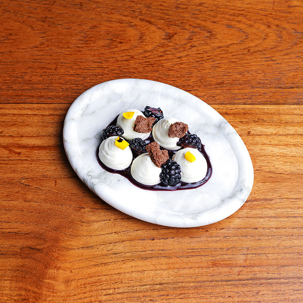 Wasabi White chocolate Mousse